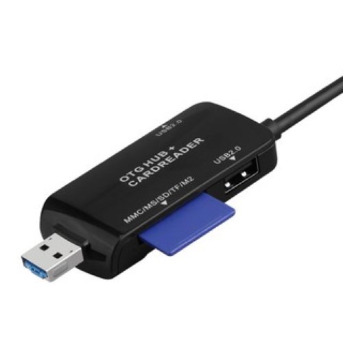 Đầu Chuyển Otg Nhiều Đầu Vào Usb Type C, Micro Usb, Usb Tích Hợp Đầu Đọc Thẻ