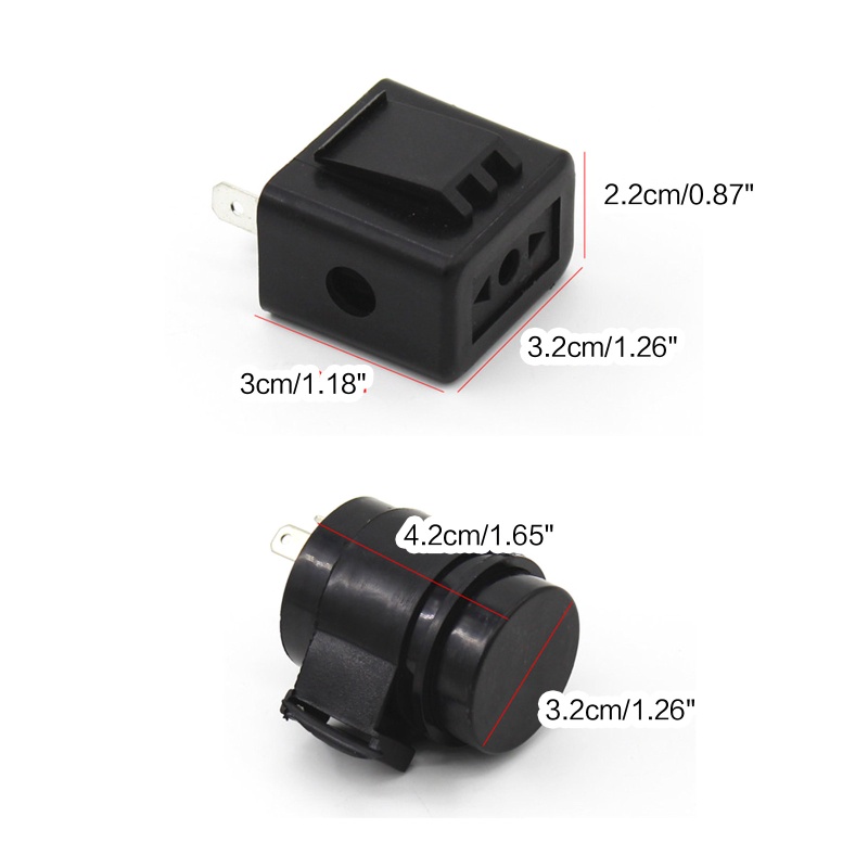 Rơ Le Đèn LED Nhấp Nháy Kèm Còi Báo Rẽ 12V 2 Pin Chuyên Dụng Cho Xe Mô Tô