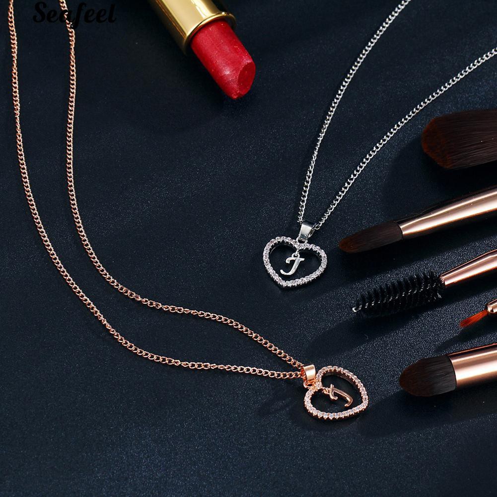 Dây chuyền mặt trái tim khắc chữ