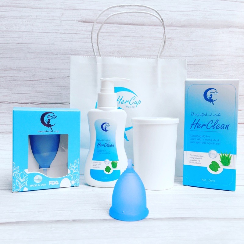 ⚡️Siêu giảm giá⚡️Cốc Nguyệt san Hercup NK Mỹ
