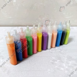 Bộ 12 lọ cát màu tô tranh cát sáng tạo cho bé