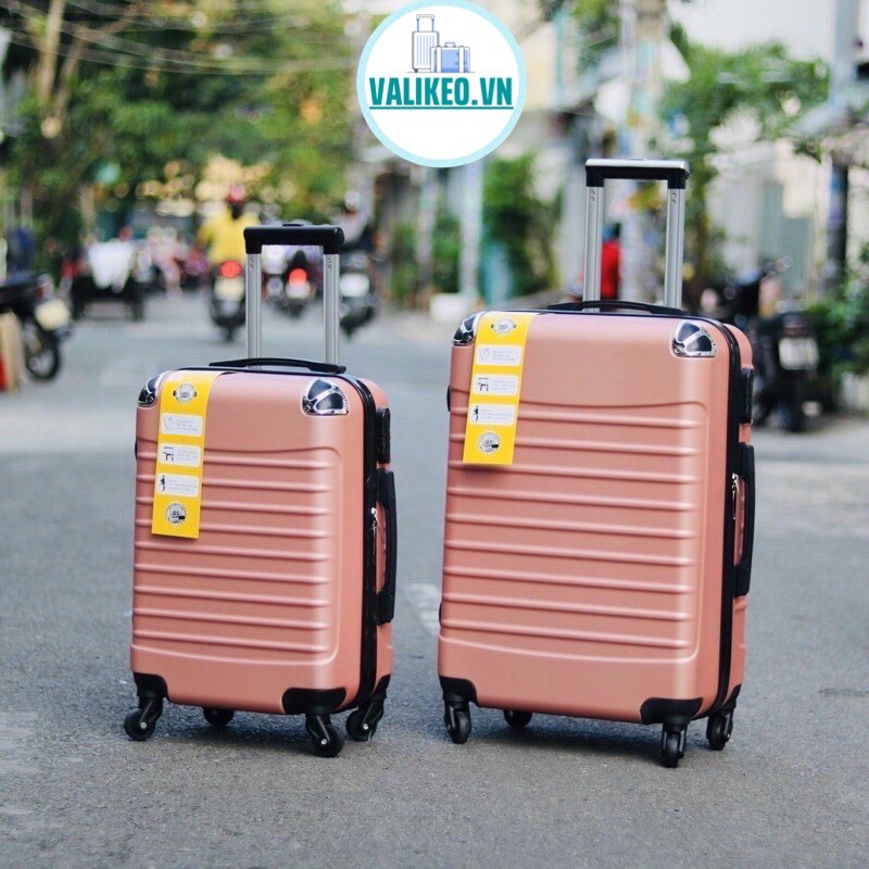 Vali du lịch - valy kéo bọc góc chính hãng cao cấp thời trang đựng đồ từ 20 đến 40 cân chống va đập trầy xước