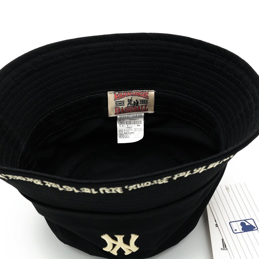 Nón MLB buket NY Yaness Monogram Full team mạc