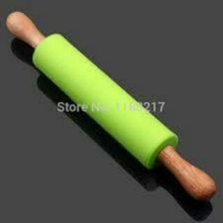 Cán bột silicon tay cầm 30 - 37cm