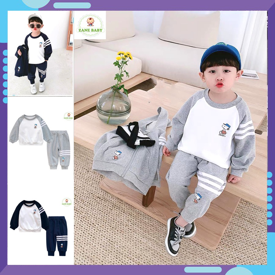 Bộ Quần Áo Trẻ Em - Quần Áo Trẻ Em Thu Đông Dài Tay Đẹp Cho Bé Trai Và Bé Gái Từ 7-20kg