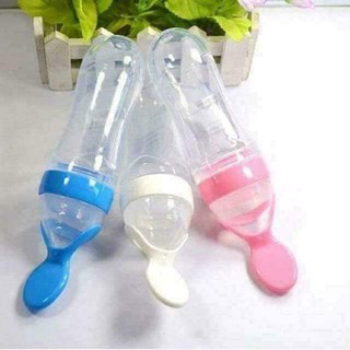 Bình Thìa Ăn Dặm, Uống Sữa Silicon Cho Bé