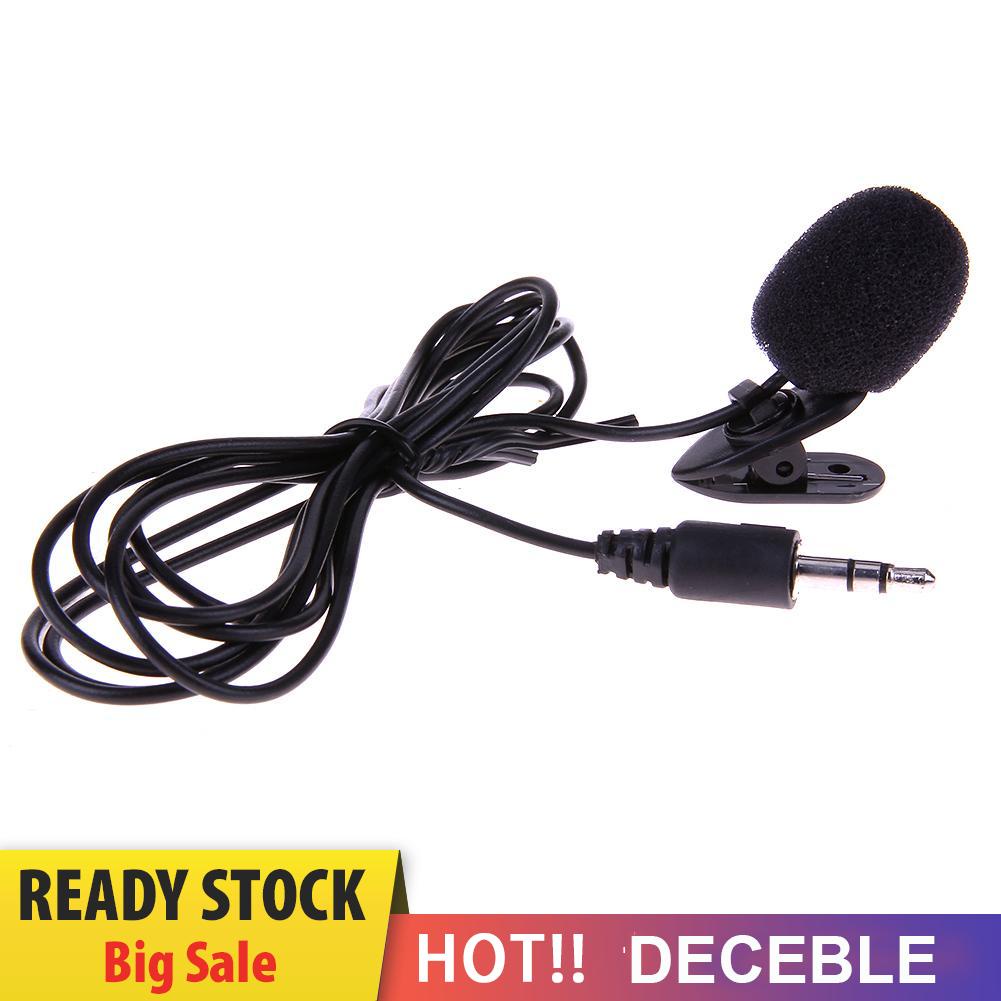 deceble Professional Mini USB External Mic Microphone With Clip for GoPro Hero 3/3+