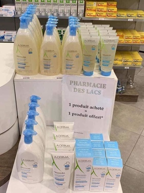 (Hàng chính hãng ) Sữa tắm gội Aderma Bébé chuyên dành cho bé hàng Pháp 500ml