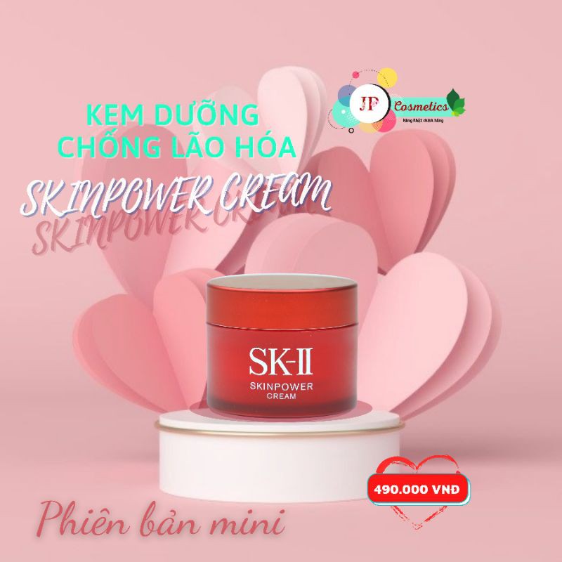 (Hàng air đủ bill)Kem Dưỡng Ẩm Chống Lão Hóa SKII mini