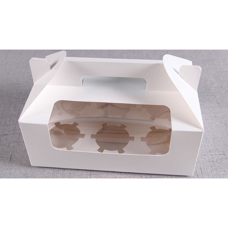 10 hộp Cupcake có quay xách 6 ô