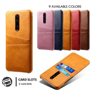 Bao da điện thoại bằng PU chống sốc dạng ví đựng thẻ cho Xiaomi Redmi K30 K30 5G