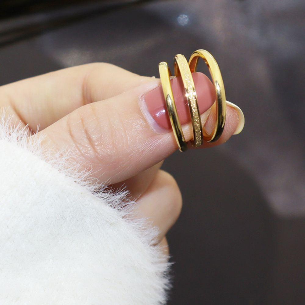Nhẫn Đeo Tay Thời Trang Dành Cho Nữ|Bộ 3 Vòng Tay Kim Loại Thời Trang Cho Nữ