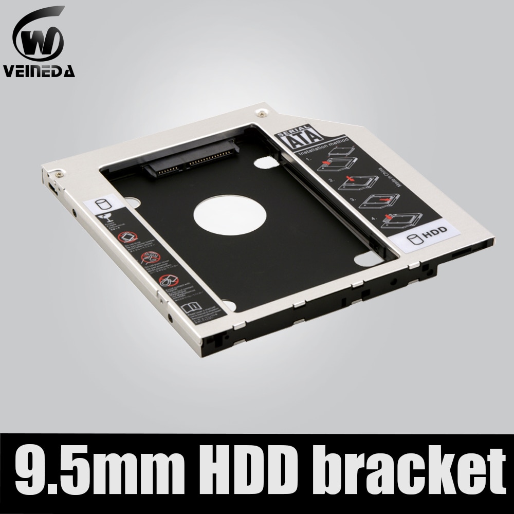 Hộp Đựng Ổ Cứng Ssd Sata 3.0 2.5 "Bằng Nhôm 2nd 9.5mm