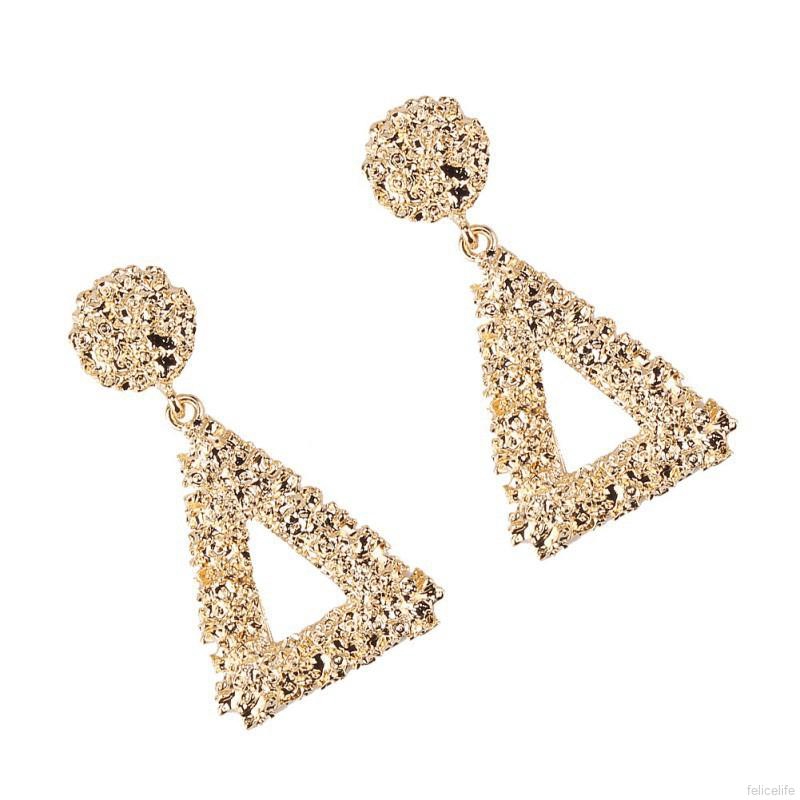 Bông tai hợp kim hình mặt trăng / mặt trời xinh xắn