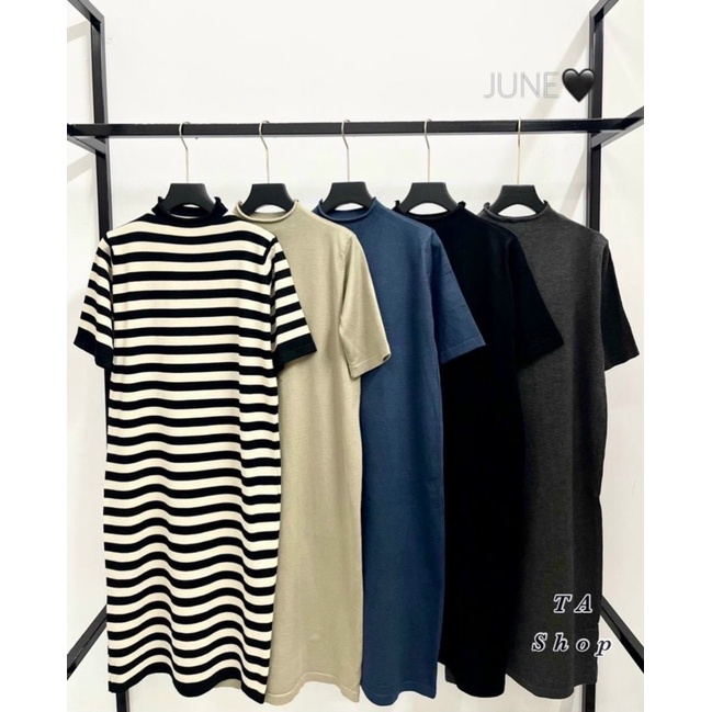 Váy len tay lỡ cổ bèo (4 màu ) | BigBuy360 - bigbuy360.vn