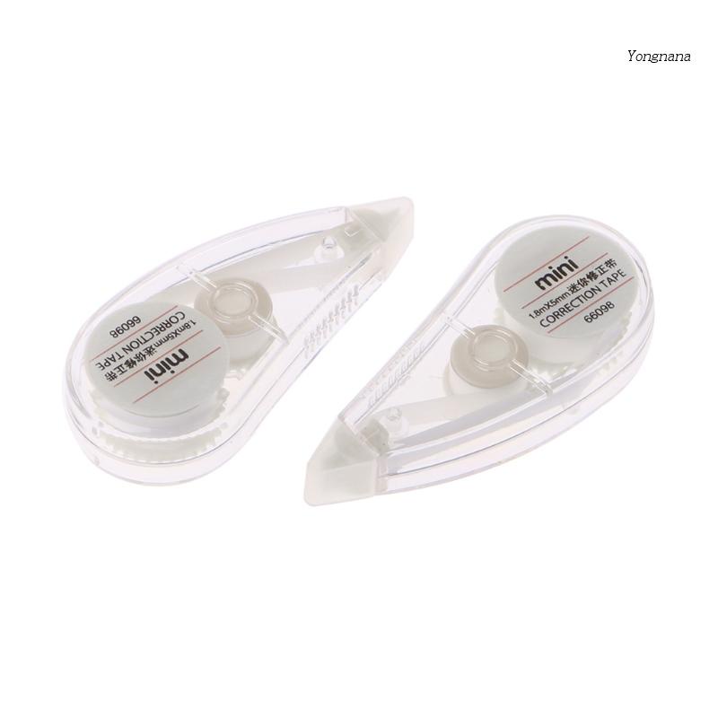 Bộ 2 Bút Xóa Kéo Mini Màu Trắng Dễ Thương Tiện Dụng Cho Văn Phòng / Trường Học