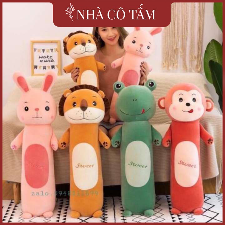 Thú Nhồi Bông Hình Động Vật Thỏ Ếch Khỉ Sư Tử Siêu To Khổng Lồ Độc Lạ Dễ Thương ( Video Ảnh Thật )