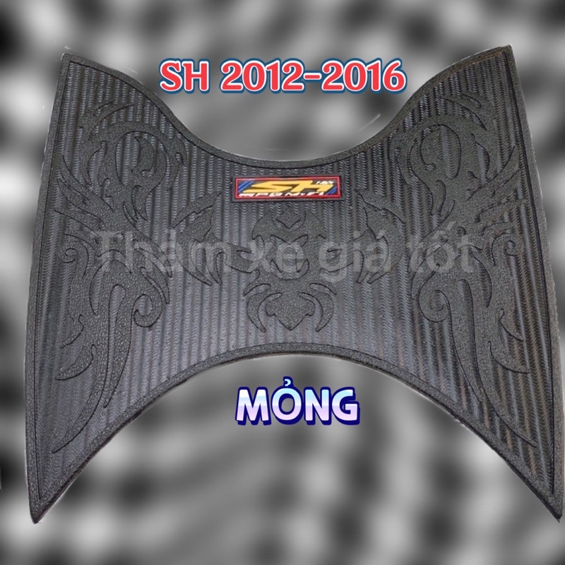 Thảm lót sàn xe SH, thảm chân xe Honda SH 2012, 2013, 2014, 2015, 2016