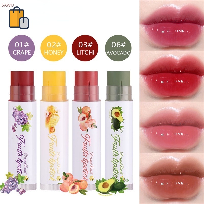 1 Son Dưỡng Môi Hương Trái Cây Dưỡng Ẩm Chăm Sóc Da Môi Tự Động Vào Mùa Đông JP6 Oyou