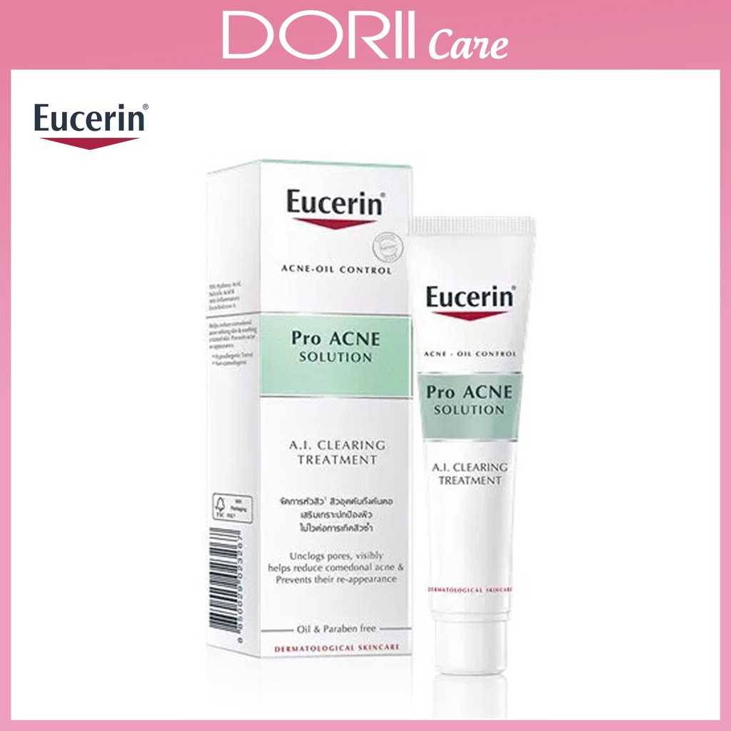 Tinh Chất Giảm Mụn Sau 1 Tuần Eucerin ProAcne AI Clearing Treatment 40ml