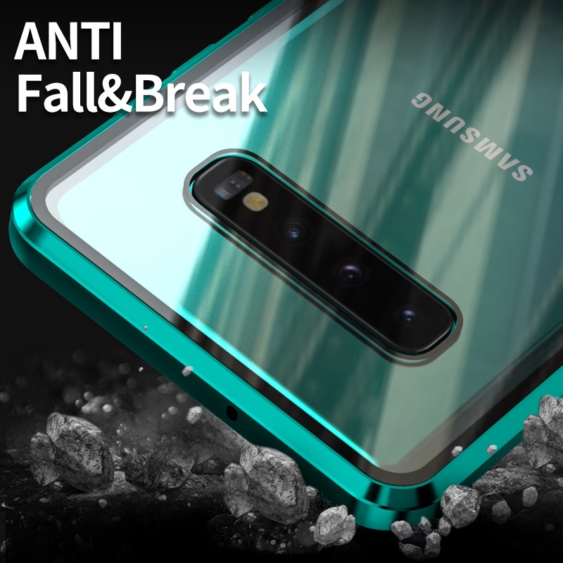 Ốp điện thoại kính cường lực mặt trước và mặt sau cho Samsung Note 8 9 10 10 Plus 10 Plus 10 Lite 20