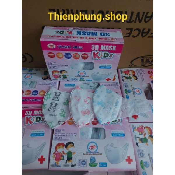 KHẨU TRANG 3D KIDS HỘP 50 CÁI ( TÙY ĐỢT )