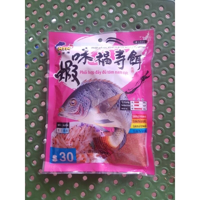 mồi câu cá rô phi vị tôm