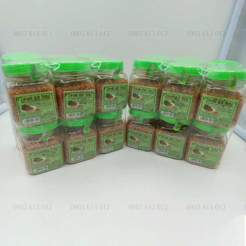 6 lọ Muối chấm hoa quả 100G, muối ô mai bà Thu bà Triệu có tem chống hàng giả chính hãng siêu ngon