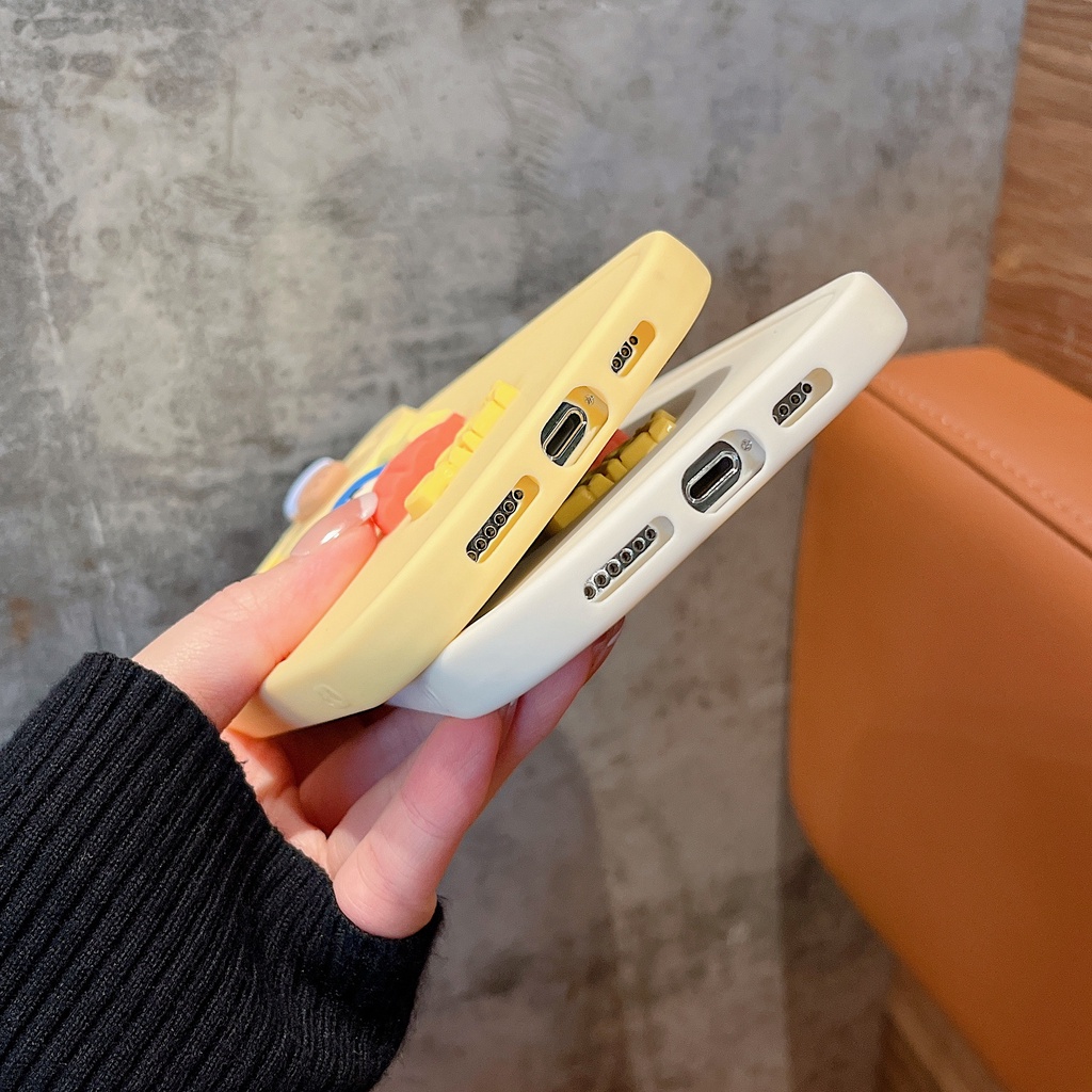 Ốp Điện Thoại Dẻo Họa Tiết Hoạt Hình Cô Gái Đẩy Cửa Sổ Chống Rơi Cho iPhone 11 / 12 / 12PRO MAX / 13PRO MAX / XR / XS