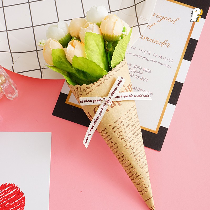 Bó hoa giả trang trí