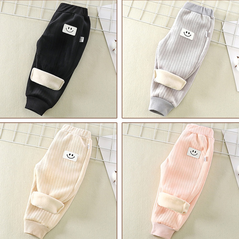 Quần Thể Thao Thiết Kế Mới Dày Dặn Giữ Ấm Cao Cấp Thời Trang Mùa Thu Đông Dành Cho Bé