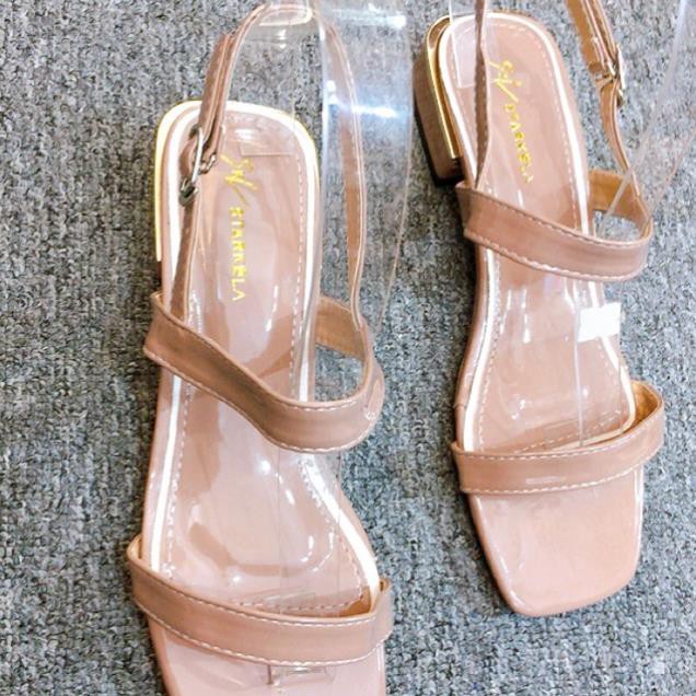 Sandal hồng nude Ảnh thật xinh nhé