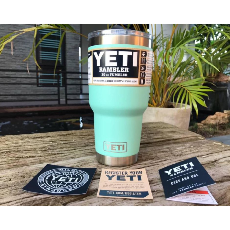 Ly giữ nhiệt YETI 30oz +Nắp Magslider (900ml) - Nhiều màu- Stainless Steel/ Thép không gỉ cao cấp - Auth Bill Mĩ