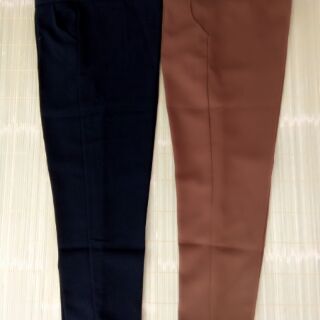 Quần baggy công sở gấu lệch