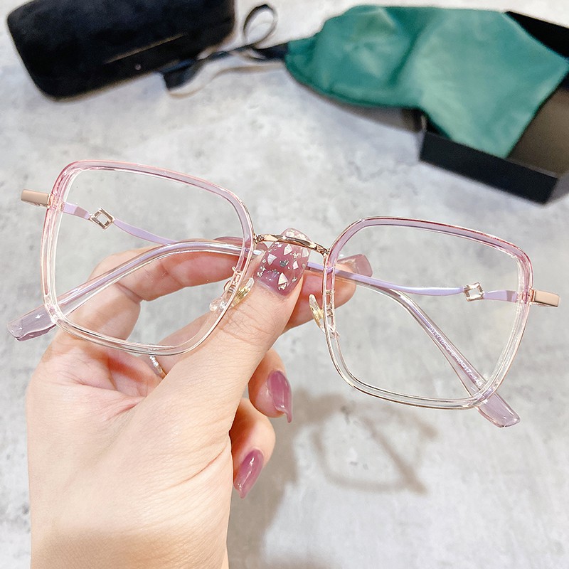 Mắt Kính Gọng Vuông Phong Cách Retro Thời Trang Cho Nam Nữjz11718