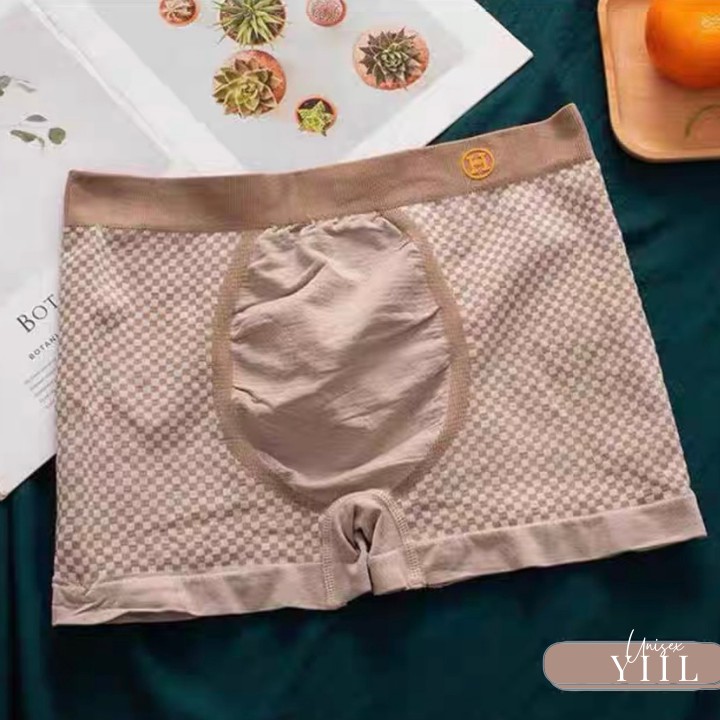 Quần sịp đùi boxer nam chữ H cao cấp Quần lót nam chất liệu cotton co giãn 4 chiều 5D, hộp 3 quần alex cool 52Kg-80kg