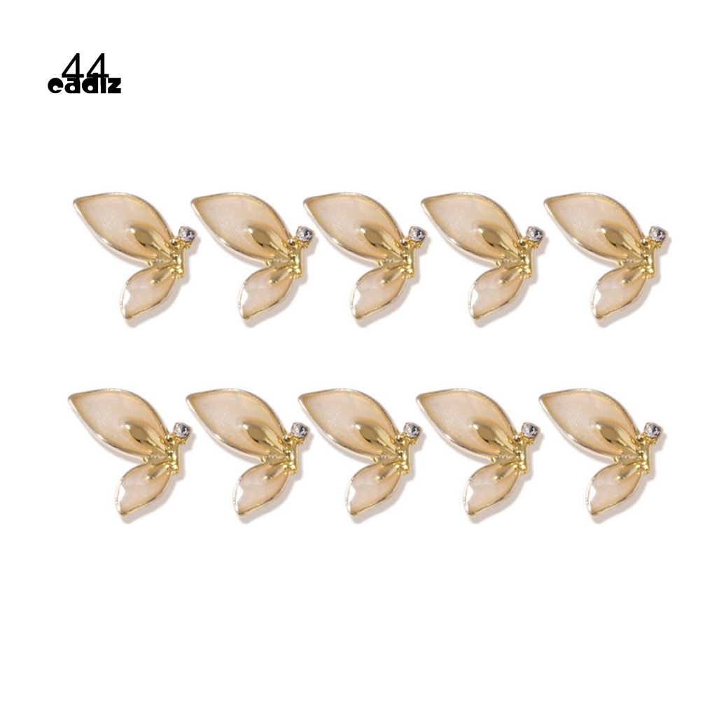 Phụ Kiện Trang Trí Móng Tay Hình Cánh Bướm Lấp Lánh Chống Rỉ Sét DIY