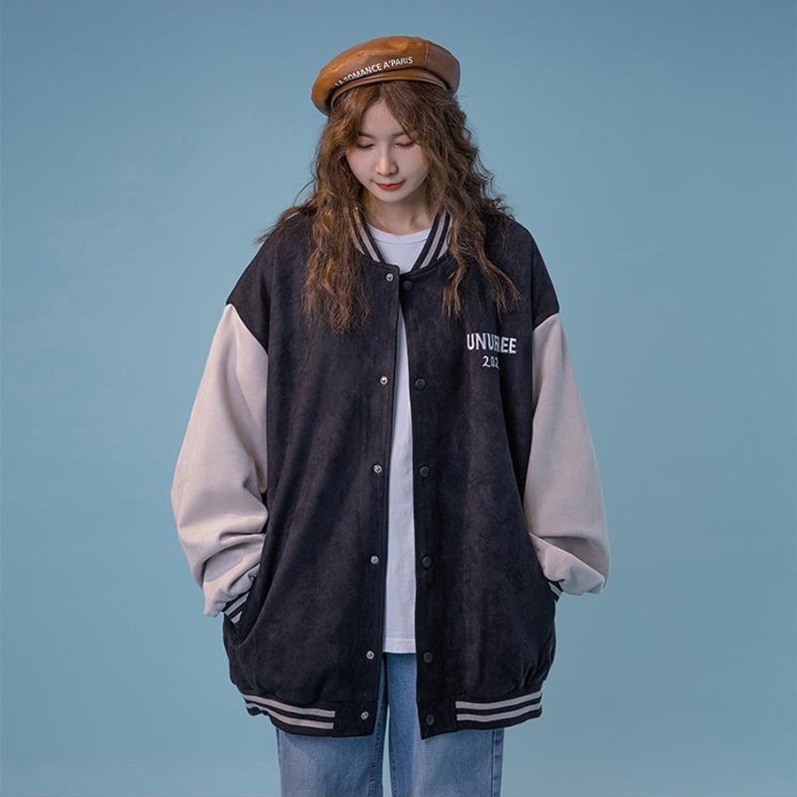 Áo khoác bomber nữ nam vintage TMs501 | BigBuy360 - bigbuy360.vn