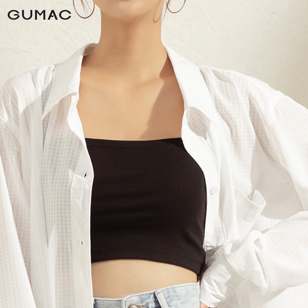 [Mã WABRGU100 giảm 15% đơn 249K tối đa 100k] Áo sơ mi nữ phom rộng AA11100 GUMAC | BigBuy360 - bigbuy360.vn