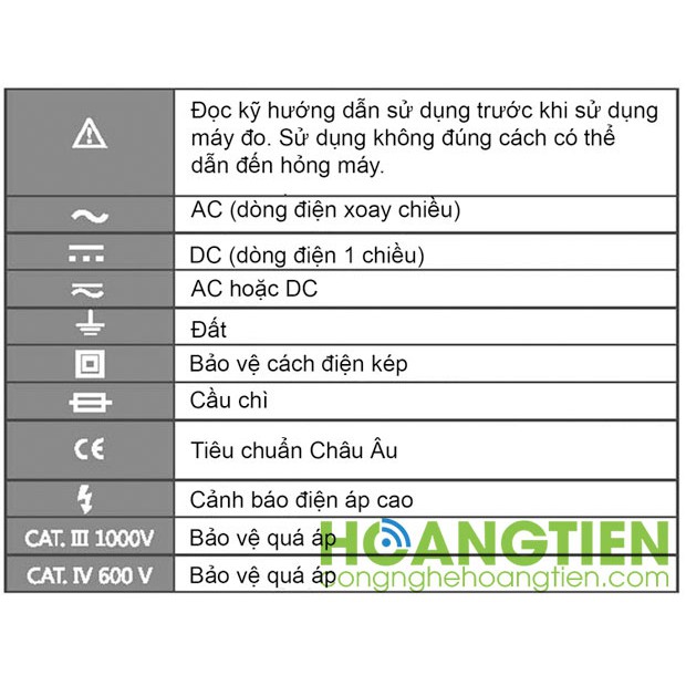 Đồng hồ đo điện đa năng PeakMeter PM18C