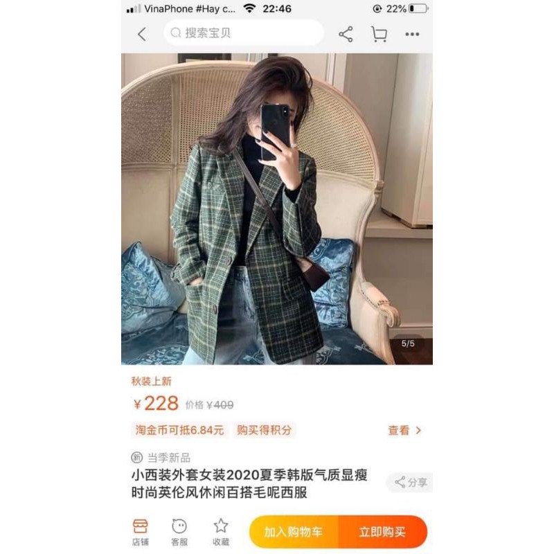 528k áo khoác vét dạ kẻ sọc | BigBuy360 - bigbuy360.vn