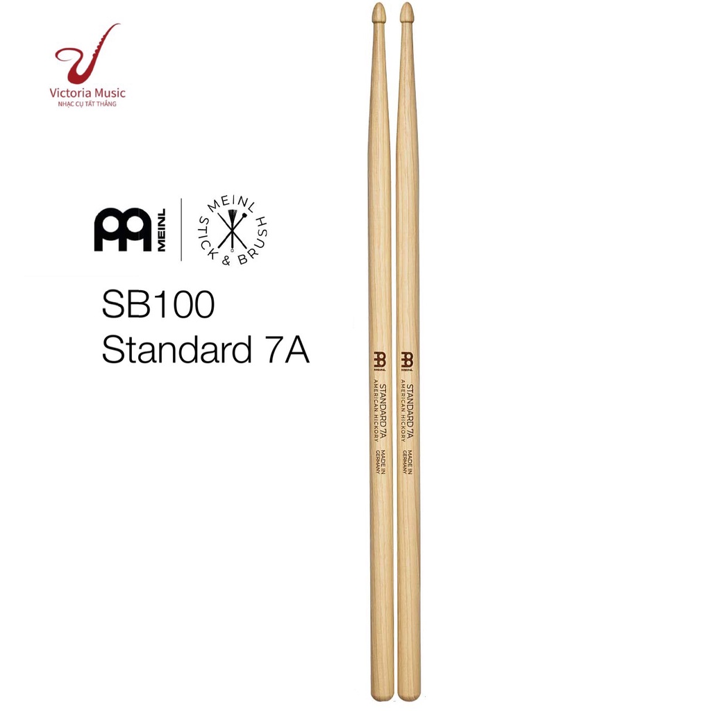 Dùi trống MEINL standard 7A  - Hàng chính hãng