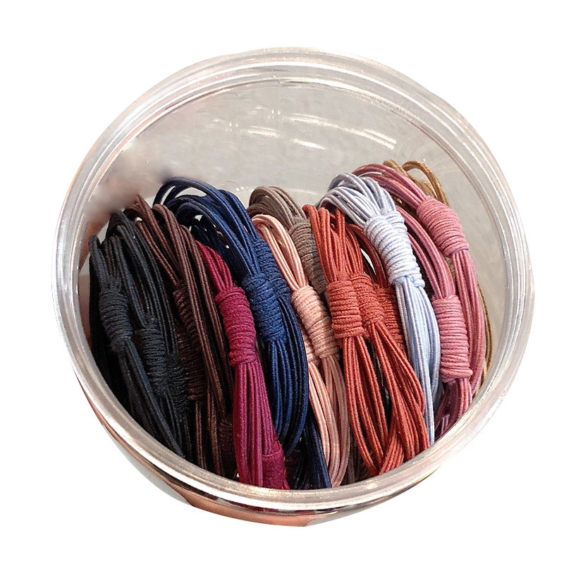 Set thun buộc tóc cao su co giãn phong cách Hàn Quốc cho nữ