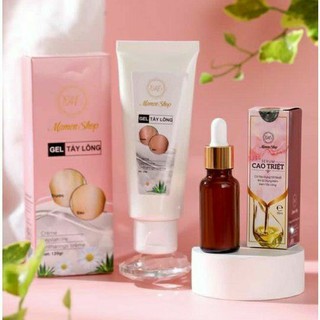 Combo Kem tẩy lông Mamen Shop và cao triệt lông - Kem tẩy lông vĩnh viễn