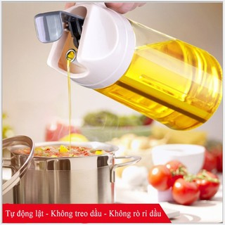 Nồi rót dầu thủy tinh tự động  💑 Chai hương vị dầu giấm dung tích lớn
