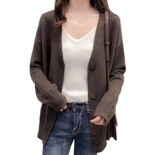 Áo cardigan len basic