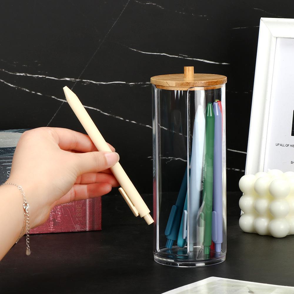 Hộp Đựng Bông Tẩy Trang Trong Suốt Chống Bụi Tiện Dụng