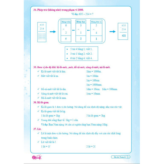 Ôn Hè Toán 2 - Dành Cho Học Sinh Lớp 2 vào Lớp 3 (1 cuốn)