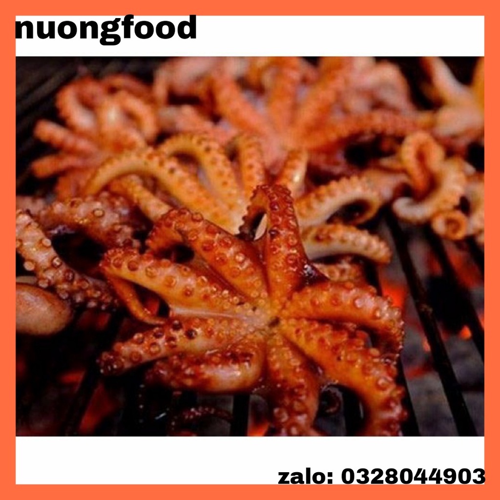 500G KHAY BẠCH TUỘC  cực ngon NUONGFOOD