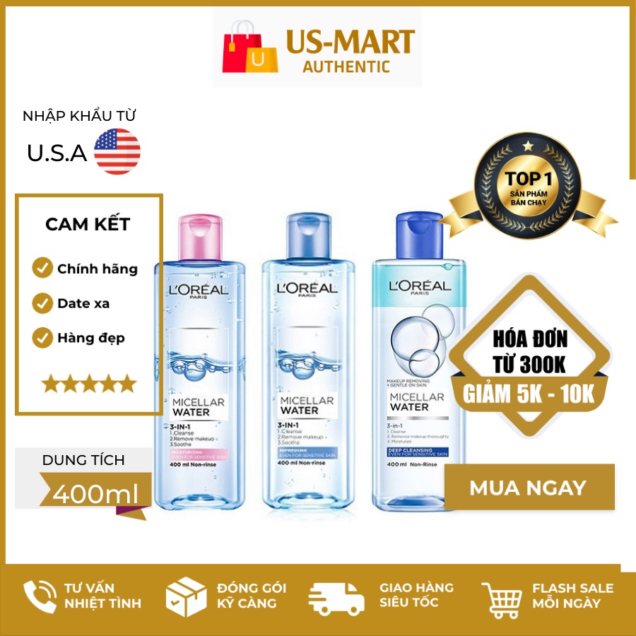 Nước tẩy trang LOREAL